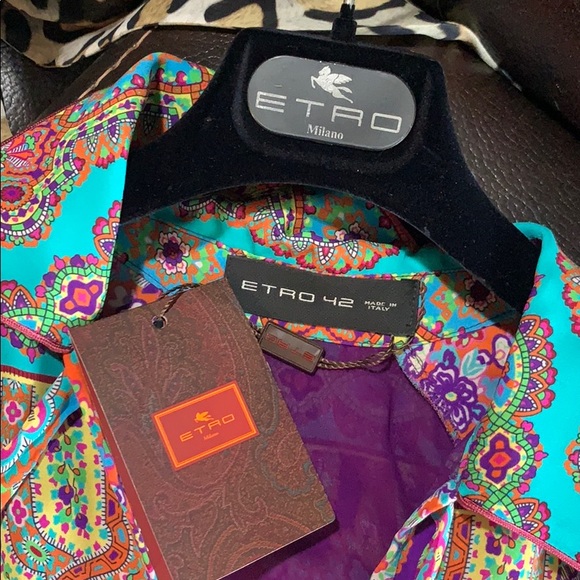 ETRO Printed Silk Dress - Picture 8 of 8